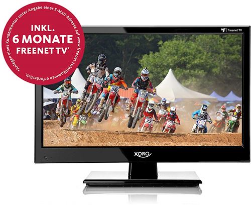 Xoro HTL 1550 39,6 cm (15.6) Full HD Noir HTL 1550, 39,6 cm (15.6), 1920 x 1080 Pixels, Full HD, LED, DVB-T2 HD, Noir