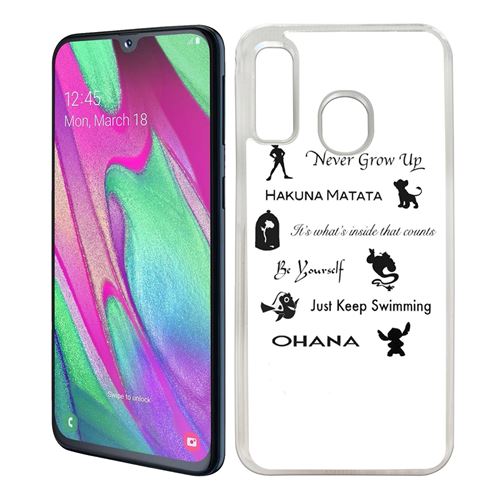 Coque pour Samsung Galaxy A40 -  Citations Disney