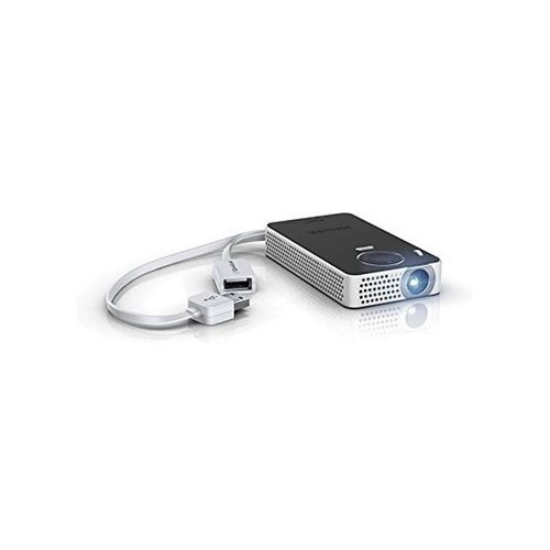 Projecteur De Poche Philips Picopix Ppx4350 4 Gb Led Rgb Noir
