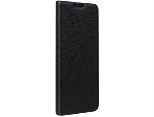 Bigben Connected folio case - Flip cover voor mobiele telefoon - synthetisch - zwart - voor Samsung Galaxy A21s
