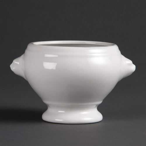 Bols à soupe tête de lion blancs 105mm olympia