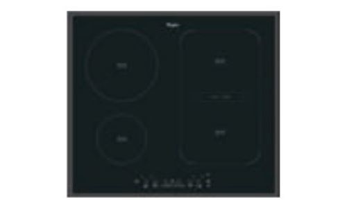 Whirlpool ACM 808/BA - Inductiekookplaat - 4 hobben - Niche - breedte: 56 cm - diepte: 49 cm - zwart