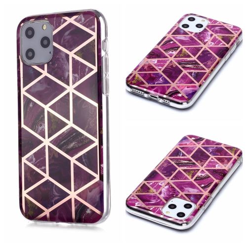 Coque en TPU motif marbre or rose imd rose pour votre Apple iPhone 11 Pro 5.8 pouces