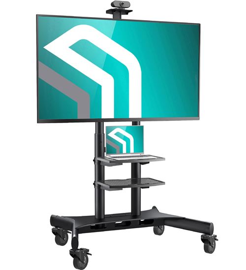 ONKRON TS1881 Meuble TV sur roulettes pour téléviseurs de 55 à 80 pouces