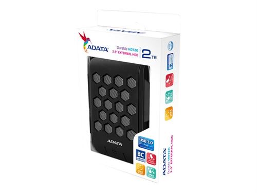 Adata Technology Noir Adata Hd720 - Disque Dur - 2 To - Externe (Portable) - Usb 3.0 - Image 1
