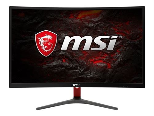 Ecran de PC gaming MSI optix g24c 24 pouces full hd va noir, rouge incurvé (s15-000307h-hh5)