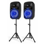 Vonyx Professional Karaoke Set 500W Complet Avec Amplificateur, Haut-parleurs Et Câbles - Avec