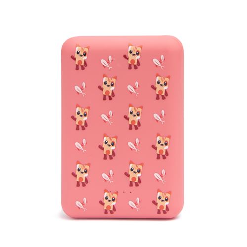 Batterie Externe - MOB - Power Animals 10 000 mAh Chat - Batterie de secours nomade - 2 ports USB