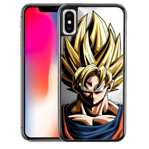 Coque pour iPhone XS sangoku mur dragon ball super