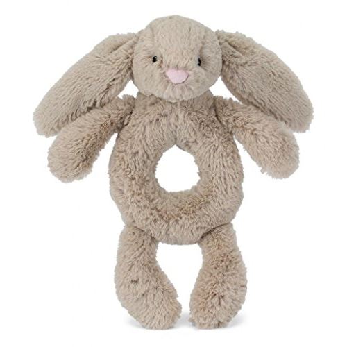 Jellycat Bashful Beige Grabber Lapin - 7 pouces
