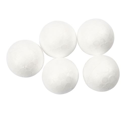 Boules, d: 2 cm, polystyrène, 200pièces