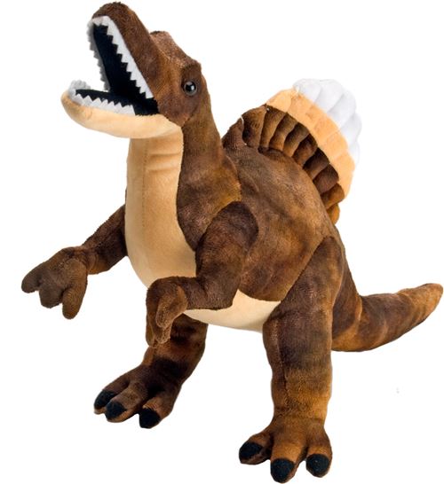 Wild Republic peluche Dinosauria Spinosaurus 25 cm en peluche marron