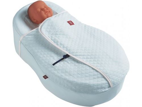 Cocoonacover fleur de coton légère Red Castle 0-4 mois - Bleu