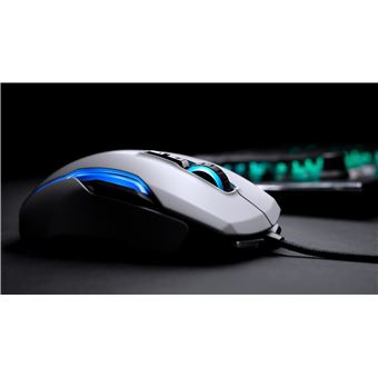 ROCCAT Kone AIMO - Souris - optique - filaire - USB - blanc
