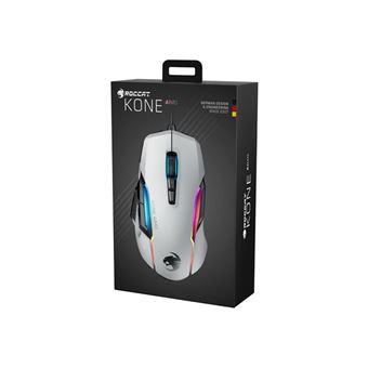 ROCCAT Kone AIMO - Souris - optique - filaire - USB - blanc
