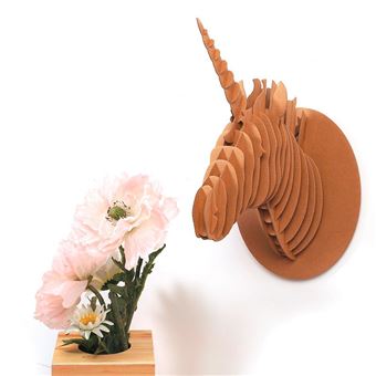 Maquette trophée licorne carton 305 x 305 mm