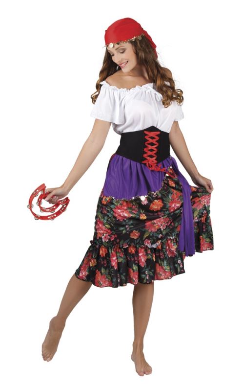 Boland verkleedpak Gypsy Rilana femmes rouge