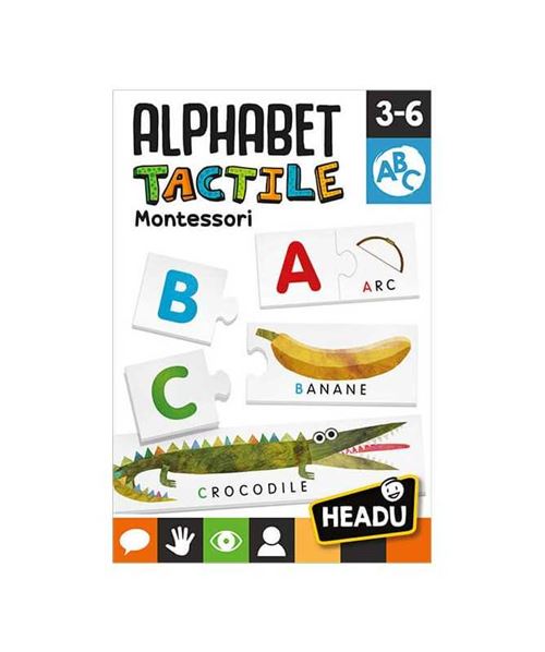 Headu Montessori toucher ABC Alphabets Enfants Éducatif Apprentissage Puzzle