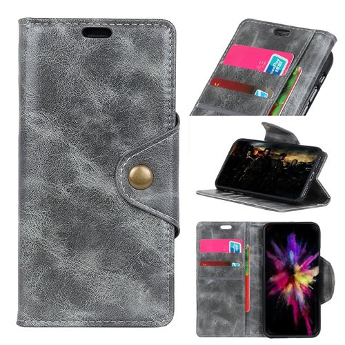 Etui en PU gris pour votre Huawei P30