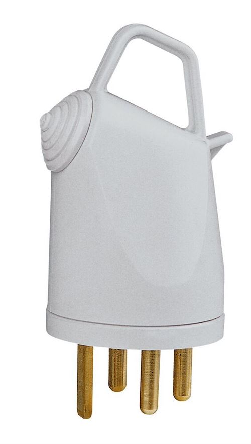 Legrand Gris - Fiche 3P+T 20A 400V - A Anneau - Plexo - Image 1