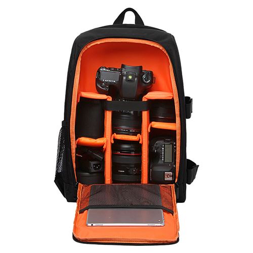 Appareil Photo Reflex Numérique Pratique Épaule Étanche À L'Eau Sac À Dos Case Pour Canon / Nikon BT227