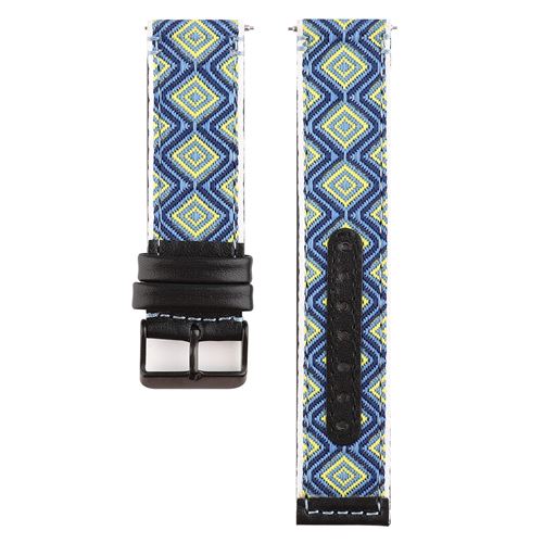 Bracelet en tissu vintage pour Fitbit Versa / Versa2 / Lite - Multicolore #5