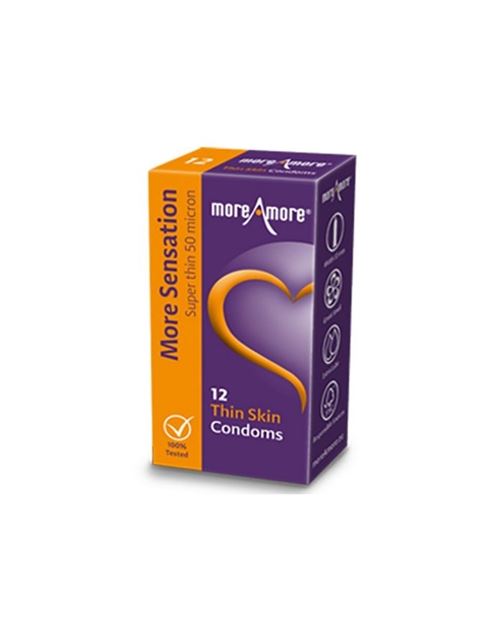 Préservatifs peau douce (12 pcs) moreamore e22213