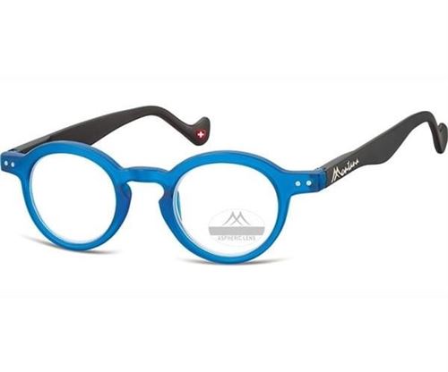 Montana lunettes de lecture rond bleu force +2.50 (BOX69)
