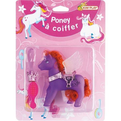 KIM'PLAY Poney a coiffer avec accessoires