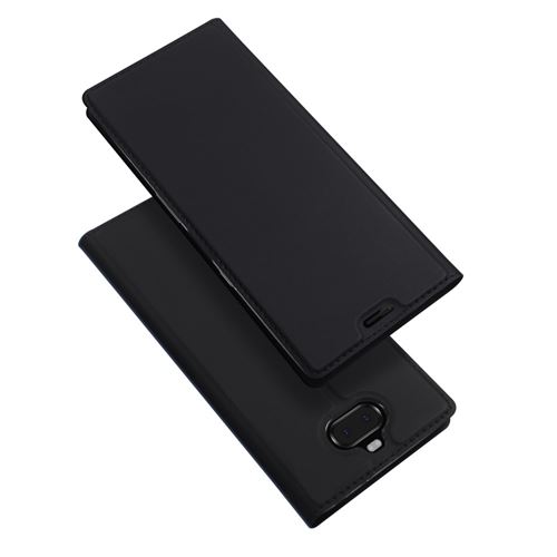 Etui en PU gris pour votre Sony Xperia XA3