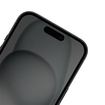 Cazy Verre Trempé Anti Espion Compatible pour iPhone 15 Pro Max
