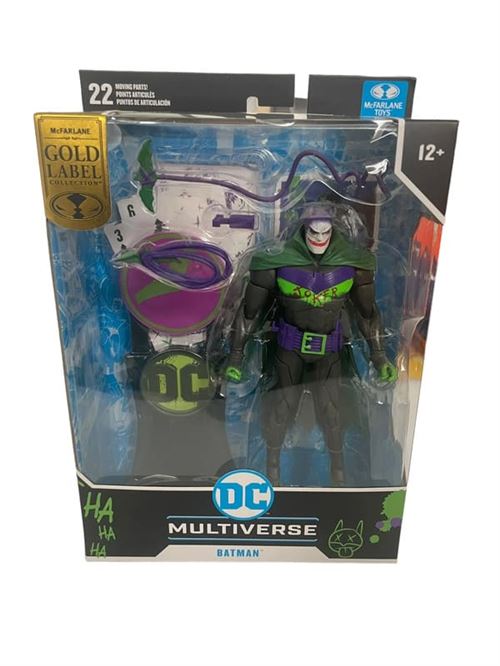 Mcfarlane Toys Mcfarlane Figurine Dc Multiverse Batman Jokerized Gold Label - Image 2