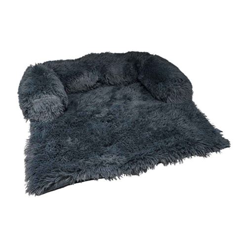 Comparer les prix de Protège Canapé & Traversin Fluffy 100cm Anthracite