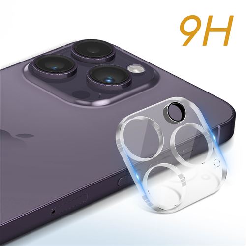 Film Caméra iPhone 14 Pro et 14 Pro Max, en Verre Trempé Dureté 9H
