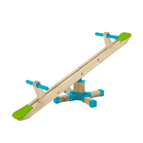 Trébuchet pour enfant balançoire à bascule rotatif 360° - bois FSC®