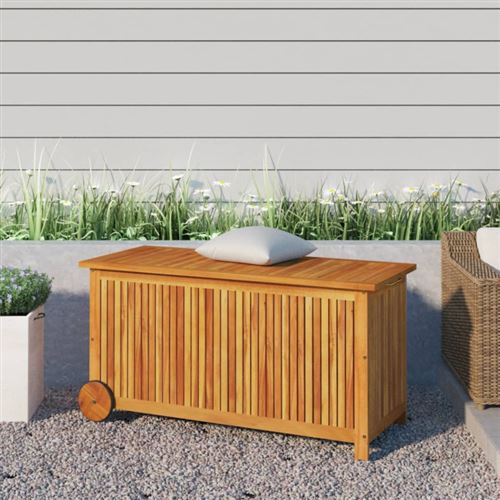Bois massif Vidaxl salon de jardin bois