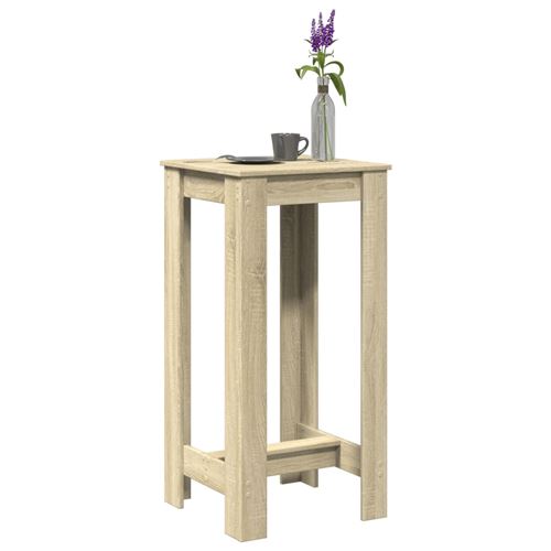 vidaXL Table de bar chêne sonoma 51x50x103,5 cm bois d'ingénierie