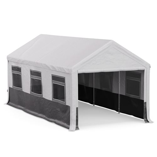 Tente Blumfeldt Party Haven 598 x 296 x 280 cm Toile résistante aux intempéries Cadre en acier avec parois latérales