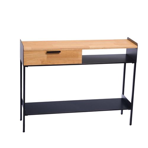Non Communiqué Marron Console Nature Simple - Amadeus - Bois