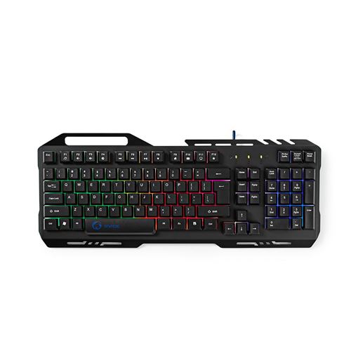 Non Communiqué Noir Nedis Gaming - Clavier - Backlit - Usb - Us