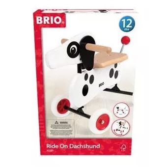 Jouet à Tirer Chien Teckel En Bois BRIO - Jim Le Teckel Pour Enfant 12 Mois Et Plus