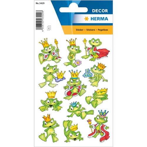 HERMA Sticker DECOR 'Roi grenouille'