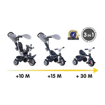 Tricycle baby balade orange et gris - Smoby