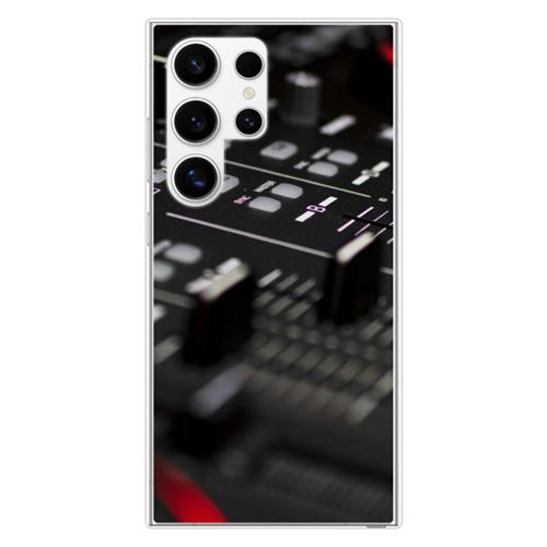 Coque en silicone imprimée compatible Samsung Galaxy S24 Ultra Dj Mixer