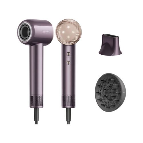 S&egrave;che-cheveux Professionnel Dreame Glory Combo 1600W 7 Temp&eacute;ratures 2 Vitesses Ionique Violet