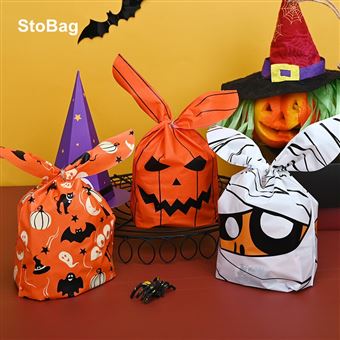15CM comme montré Doitsa 1PCS Sac de Bonbons Halloween Forme de Chapeau Drôle Décoration de Vacances Sac Cadeau Enfant Candy Bag 26 