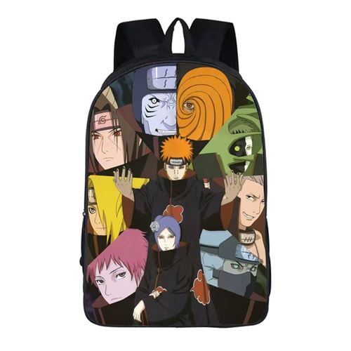 Sac à dos Naruto pour Enfants Cadeaux pour Garçon (SD1498) 29*16*42cm Multicolore