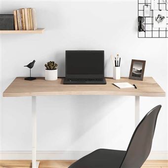 vidaXL Dessus de bureau 100x60x2,5 cm bois massif de pin - 1