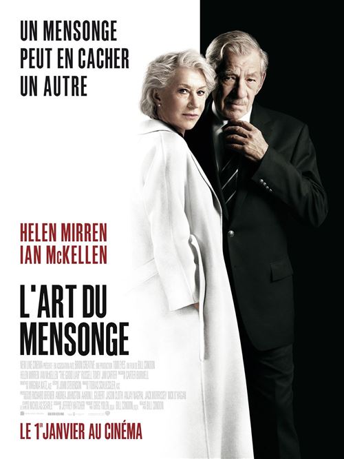 L'art du Mensonge - 2020 - Helen Mirren, Ian McKellen - 40x60cm - Affiche de cinéma originale pliée