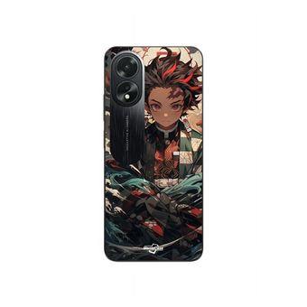Funda Para Oppo Demon Slayer Tanjiro Sol Anticaídas Anime | Envío Gratis